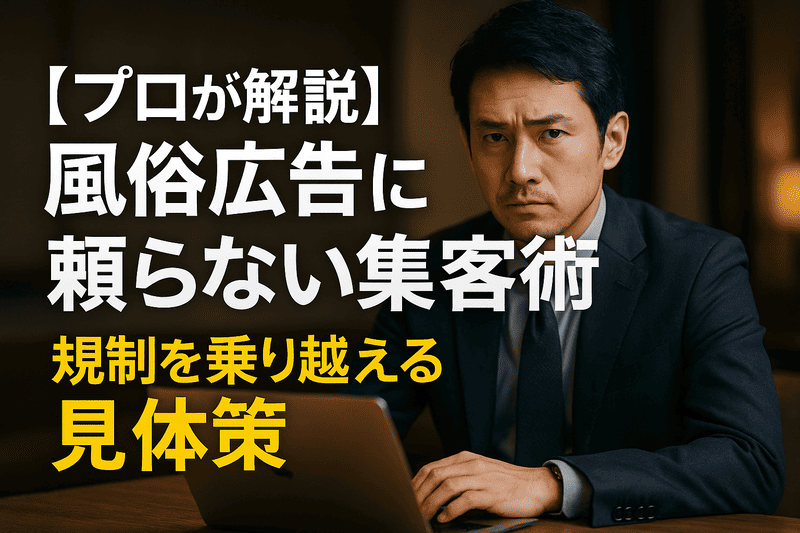 【プロが解説】風俗広告に頼らない集客術｜規制を乗り越える具体策